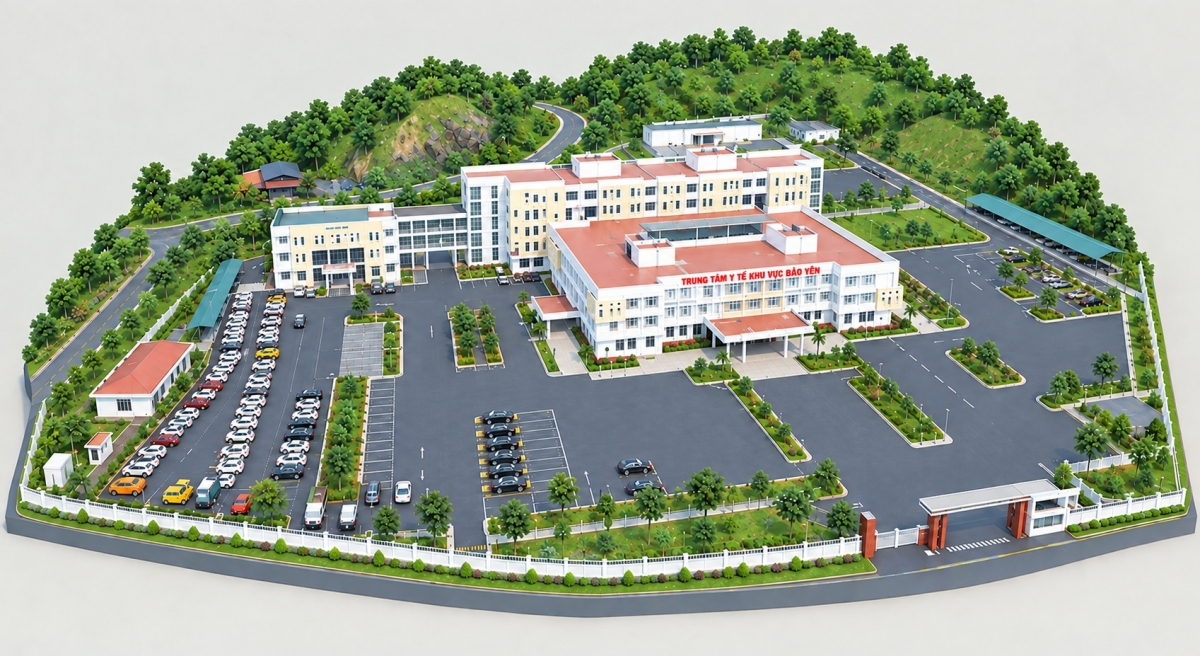 Quy mô Trung tâm đạt 250 giường bệnh. (Ảnh: An Kiên)
