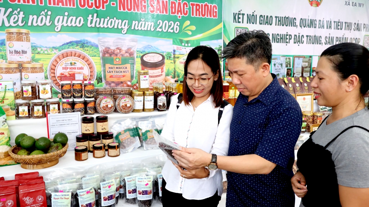 Hội Nông dân tỉnh Đắk Lắk đặt mục tiêu hỗ trợ các địa phương quảng bá sản phẩm, hướng dẫn truy xuất nguồn gốc và tăng cường liên kết tiêu thụ trên môi trường số. (Ảnh: H Xíu)