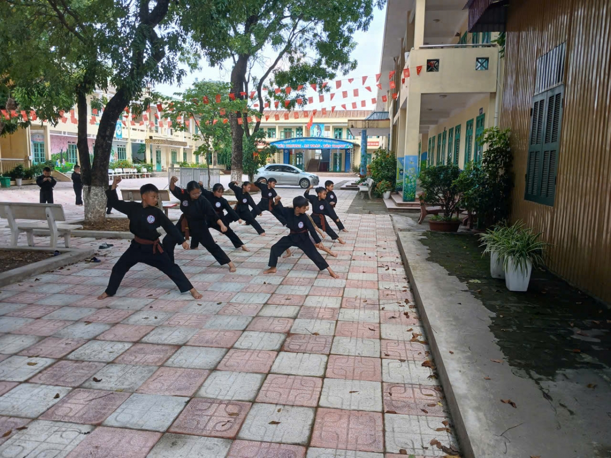 Võ cổ truyền đang được đưa đến gần hơn với thế hệ trẻ. (Ảnh: Hoàng Tú-Công Luận)