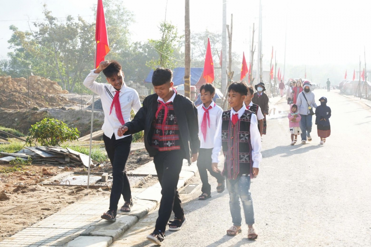 Học sinh vùng cao thành phố Huế. Ảnh: Lê Hiếu/VOV Miền Trung