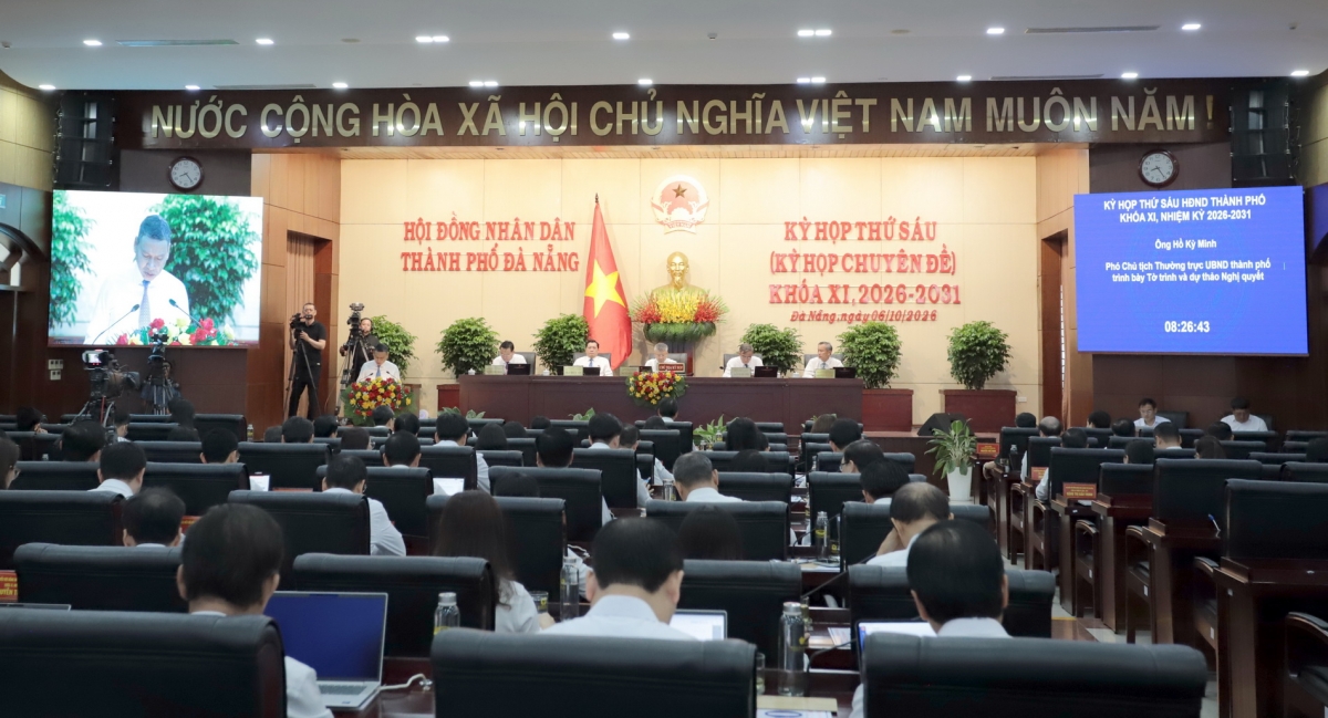 Kỳ họp thứ 6 HĐND TP Đà Nẵng khóa X, nhiệm kỳ 2021 - 2026.