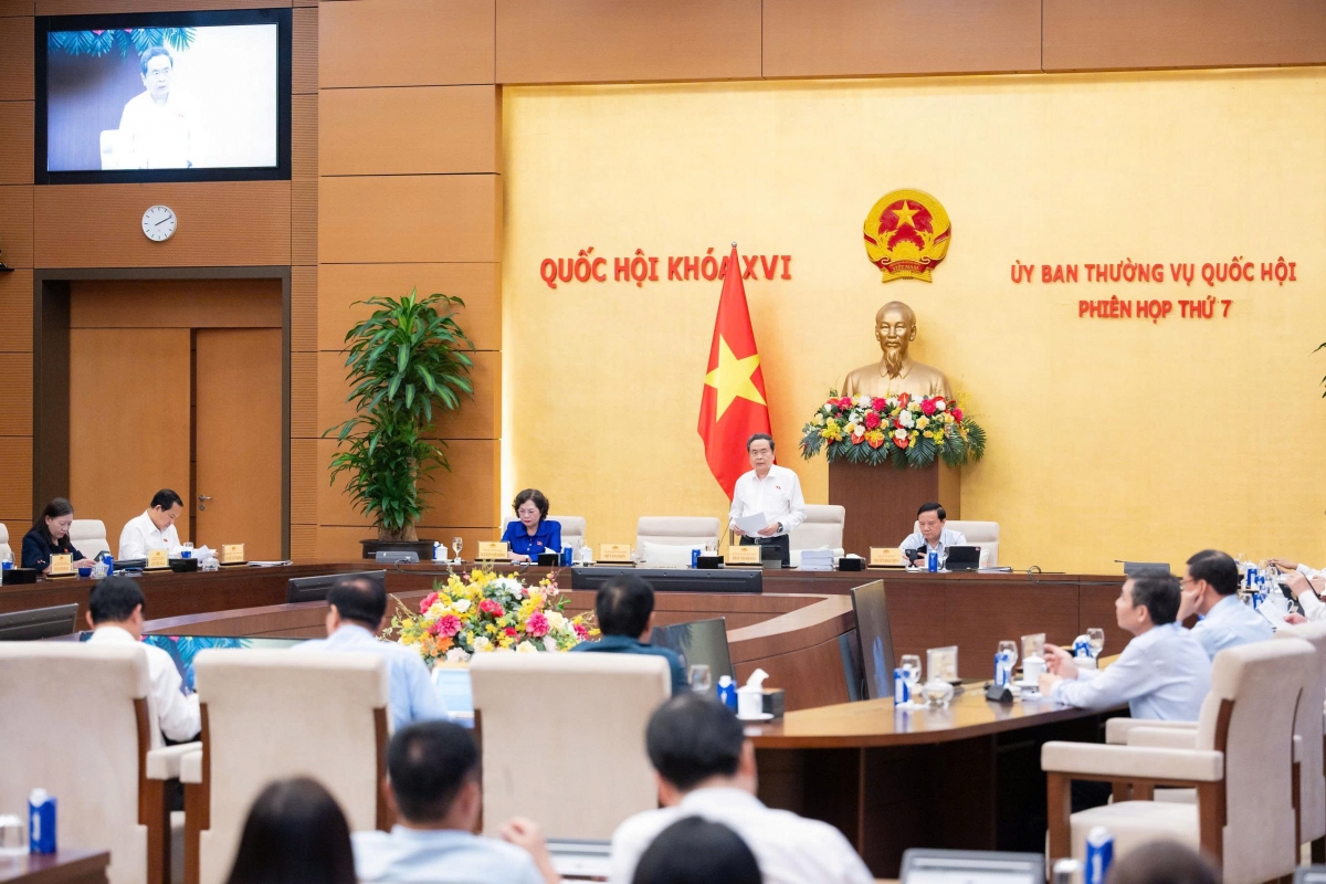 Quang cảnh khai mạc Phiên họp thứ 7 của Ủy ban Thường vụ Quốc hội