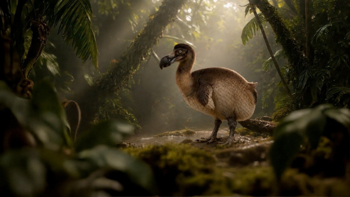 Một chú chim dodo theo mô phỏng của Công ty Colossan (Nguồn: Reuters)