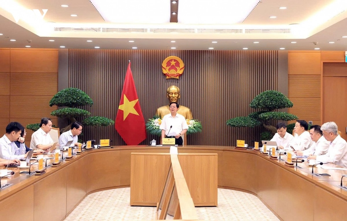Phó Thủ tướng Hồ Quốc Dũng phát biểu trong cuộc họp về phát triển hệ sinh thái đổi mới sáng tạo quốc gia.