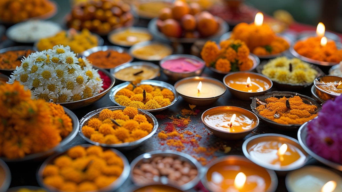 Từ những khu chợ đông vui đến những ngọn đèn nhỏ chuẩn bị thắp sáng từng mái nhà, Diwali đang đến gần trong niềm mong đợi của hàng triệu người dân Ấn Độ. Ảnh: Đình Nam/VOV-New Delhi